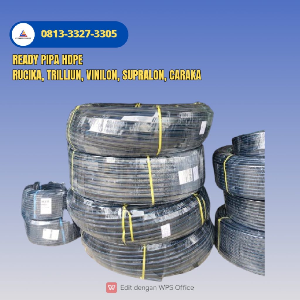 Pusat Pipa HDPE Murah Buol | 081333273305