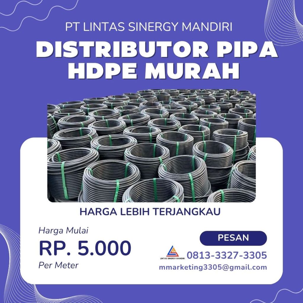 Distributor Pipa HDPE Harga Murah Bombana