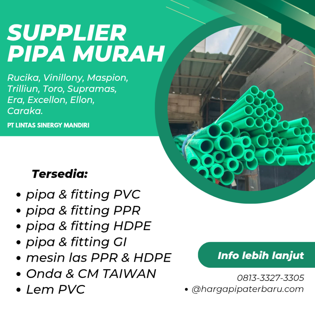 Supplier Pipa PPR Vinillon Surabaya
