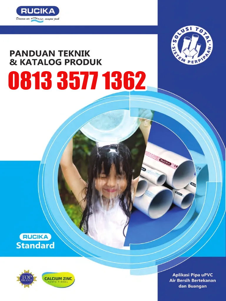 Distributor Pipa PVC Rucika Yogyakarta | 0813 3577 1362 Harga Murah