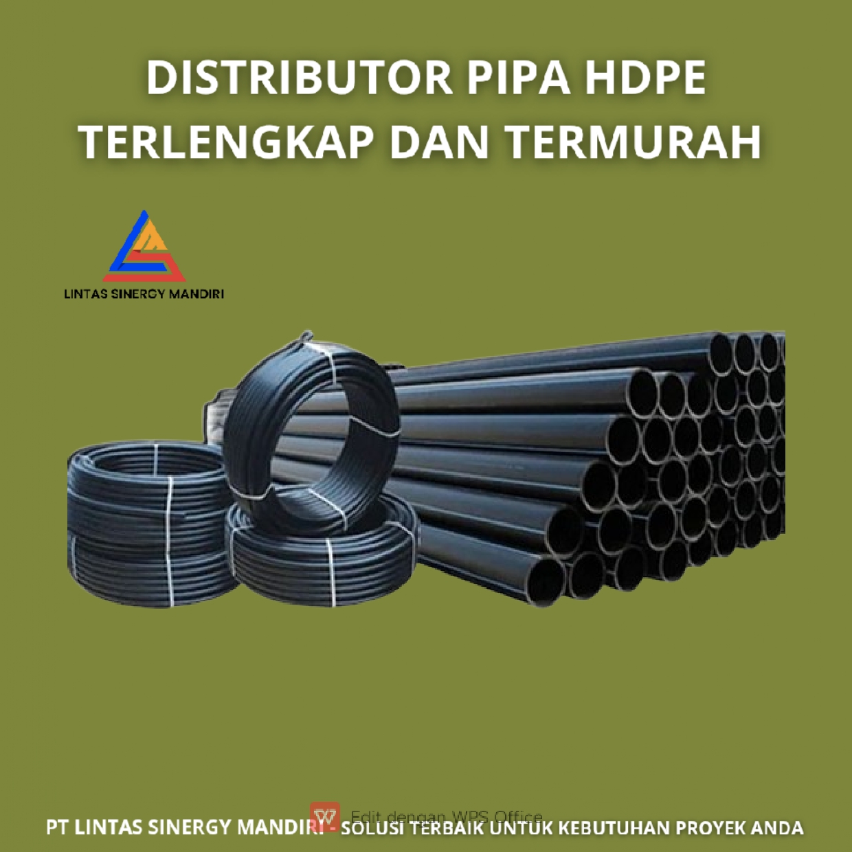 Suplay Pipa HDPE Murah Di Batu Bara | 081333273305