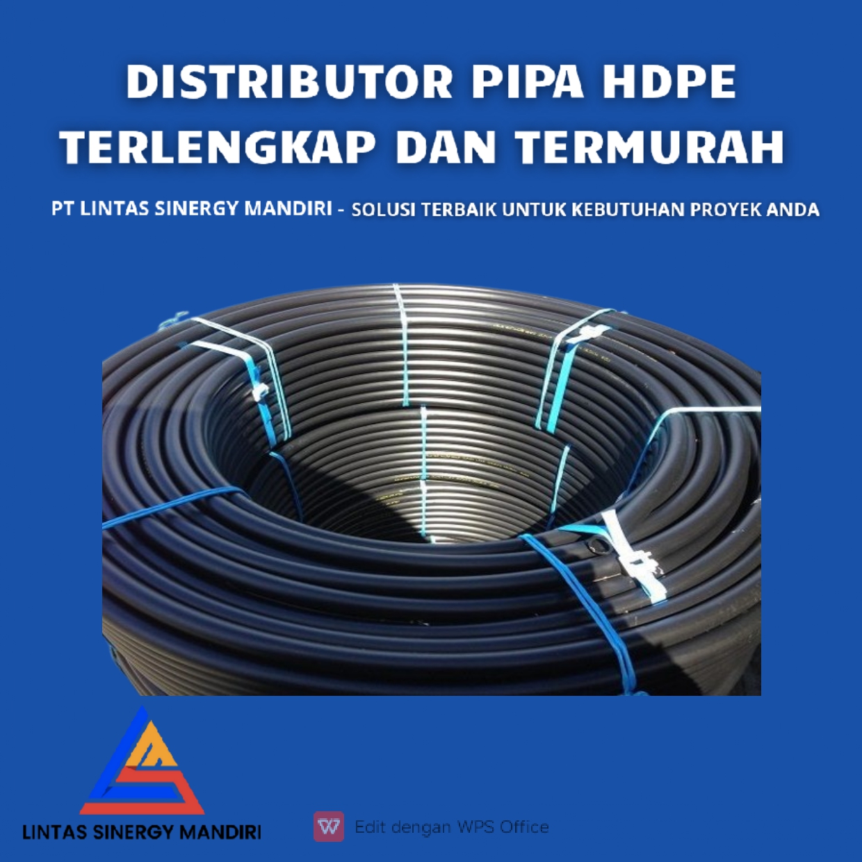 Spesialis Pipa HDPE Murah Di Musi Banyuasin | 081333273305