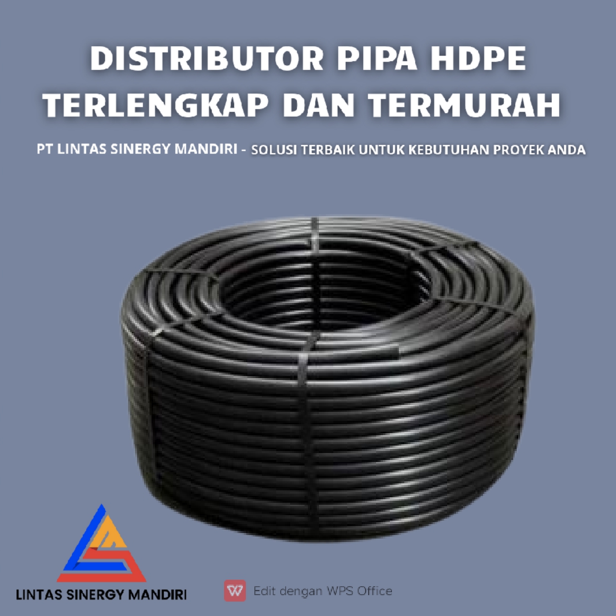 Suplayer Pipa HDPE Murah Kab Karawang