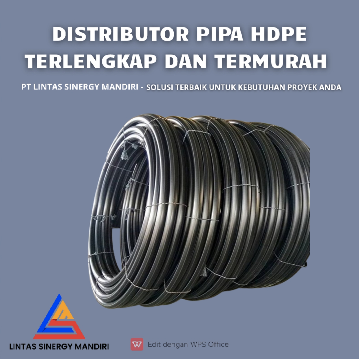 Pusat Pipa HDPE Vinilon Murah Kota Administrasi Jakarta Pusat | 081333273305