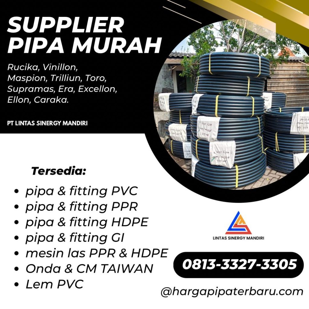 Ready Pipa HDPE Trilliun PN10 PN16 Sidoarjo