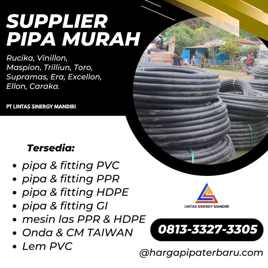 Pipa HDPE Trilliun Harga Turun Di Gresik