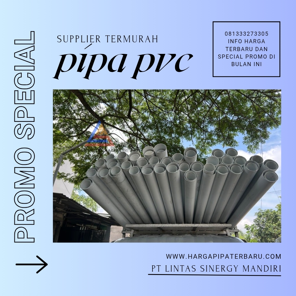 Supplayer Pipa Paralon Paling Murah Kebomas