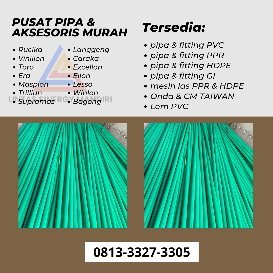 Spesialis Pipa PPR Rucika Murah Di Kediri