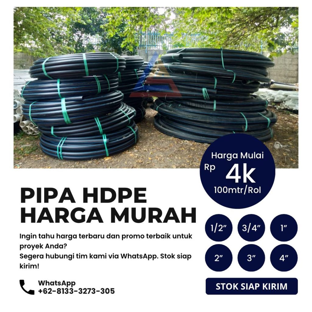 Spesial Diskon Pipa HDPE Rucika Di Boyolali