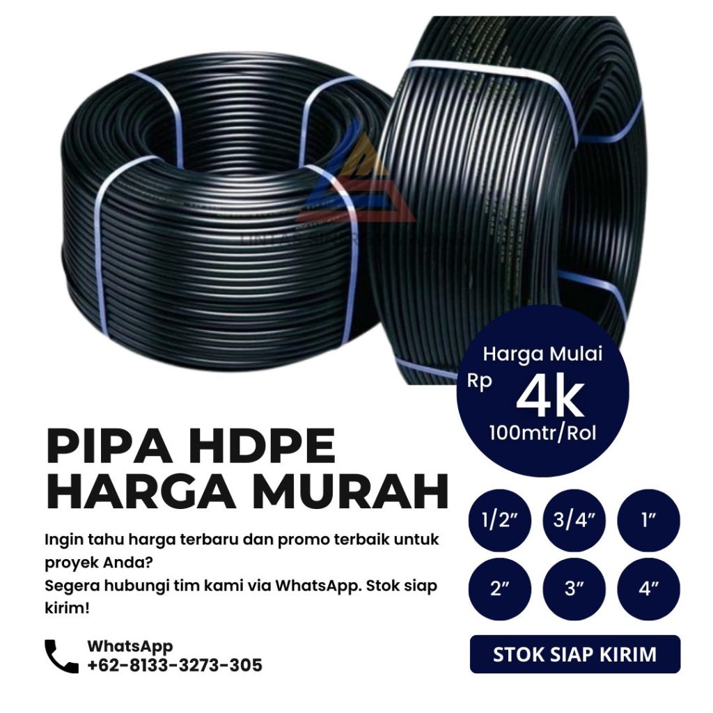 Spesial Diskon Pipa HDPE Rucika Di Badung