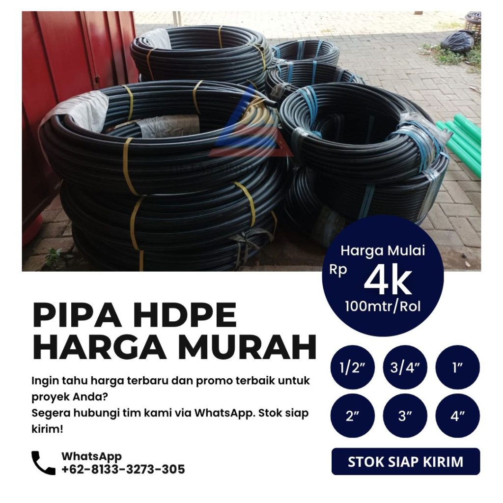 Spesial Diskon Pipa HDPE Rucika Di Manggarai